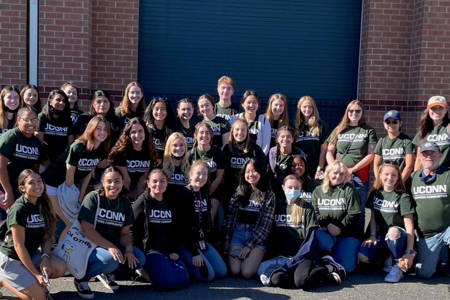 Students in the Animal Science Learning Community posing for group photo